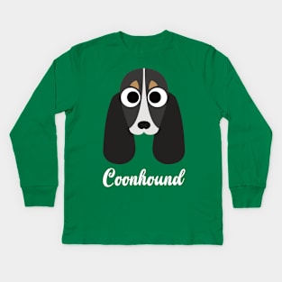 Coonhound - Blue Tick Coonhound Kids Long Sleeve T-Shirt